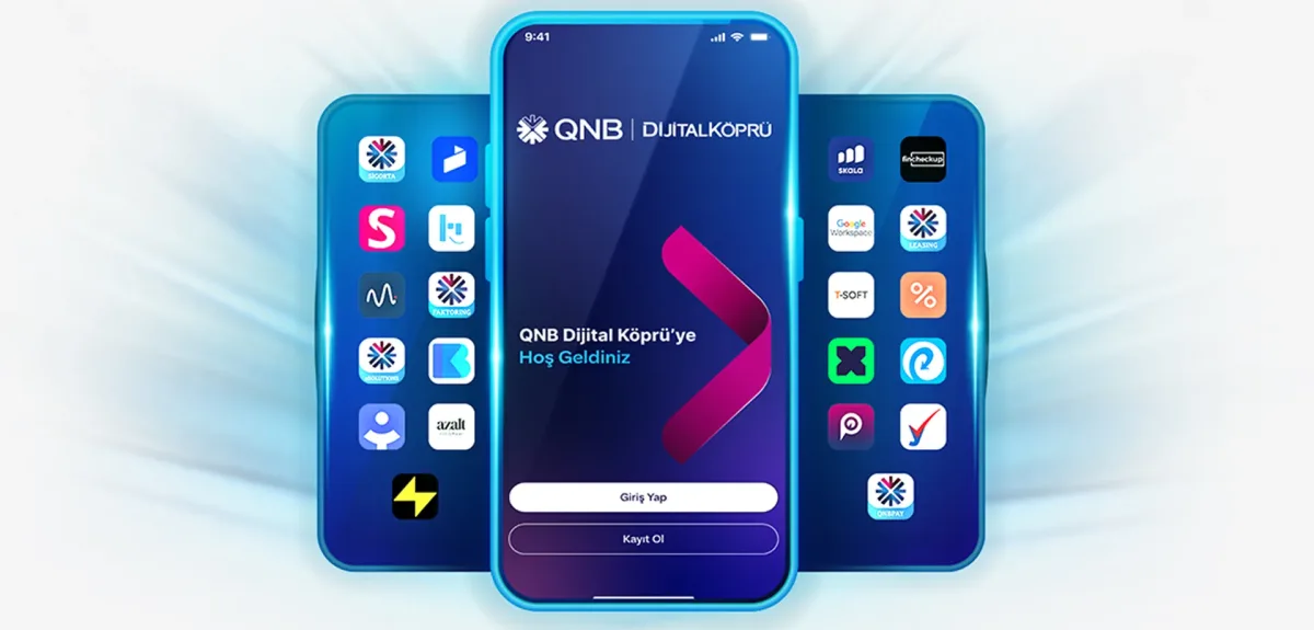 QNB Dijital Köprü uygulaması ve platformdaki çözümler